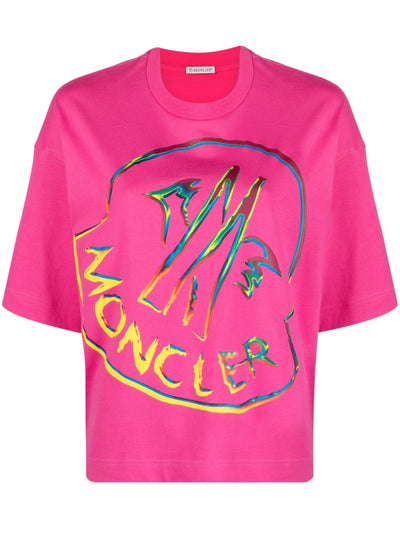 MONCLER - Logo-print short-sleeve T-shirt
