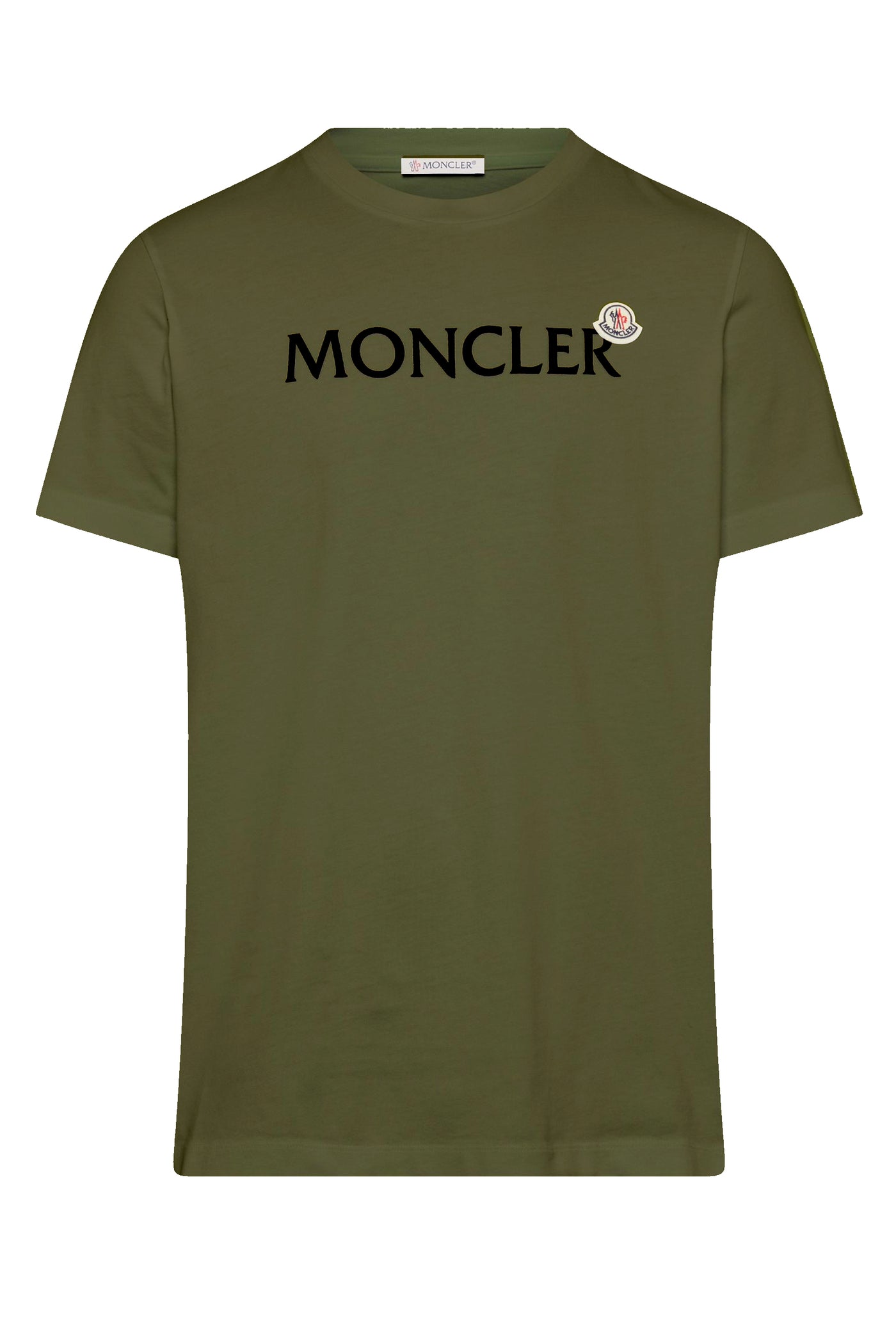 MONCLER - SS t-shirt "Moncler" kaki
